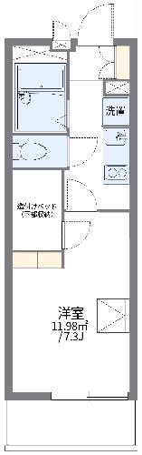 レオパレスオーロラの間取り