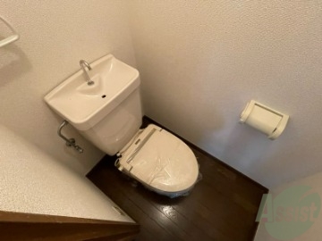 【名取市飯野坂のアパートのトイレ】
