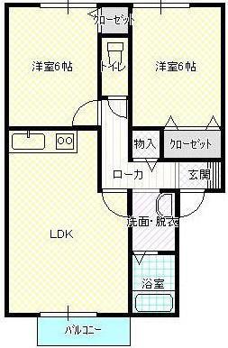 プレデュパルクの間取り