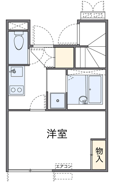 神戸市垂水区乙木のアパートの間取り