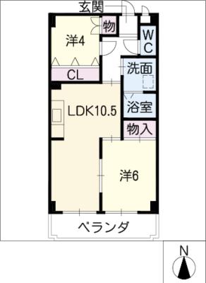 パレス明和IIの間取り