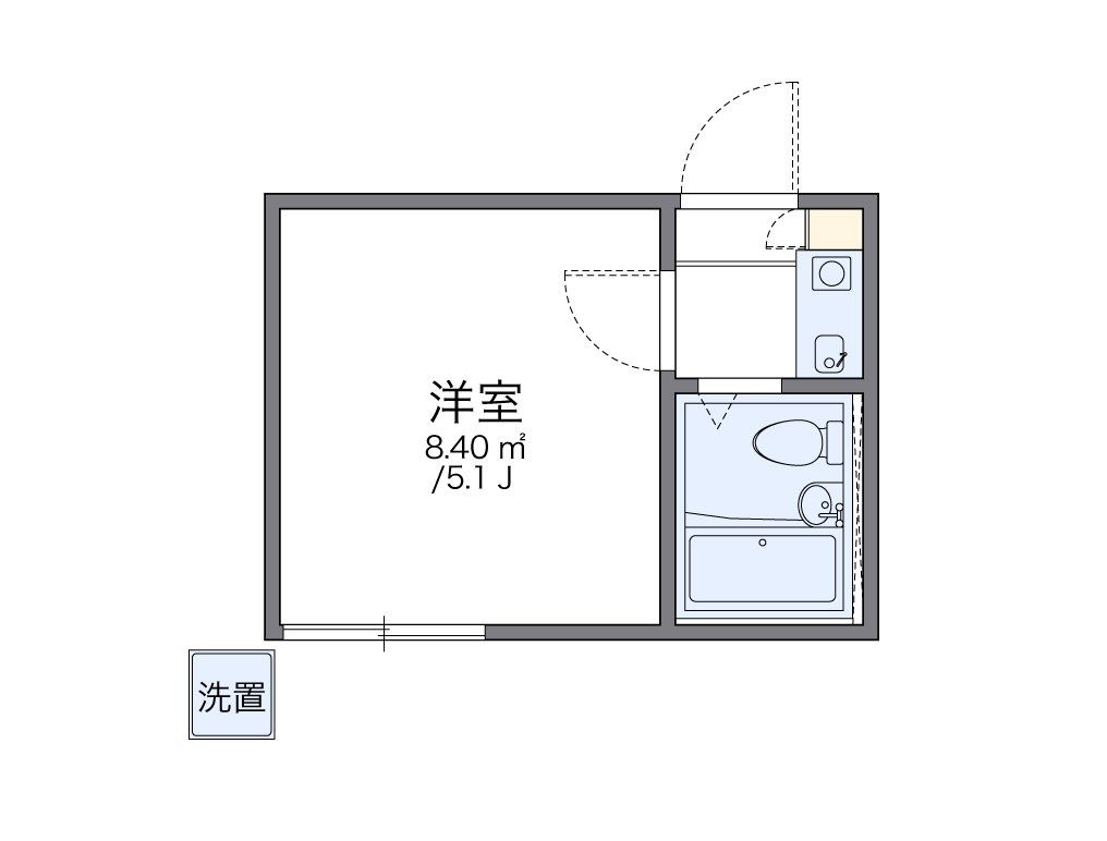 レオパレス大宮第１の間取り