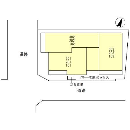 【さいたま市浦和区北浦和のアパートのバルコニー】