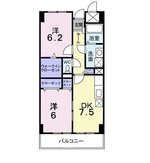 アメニティ屋島の間取り