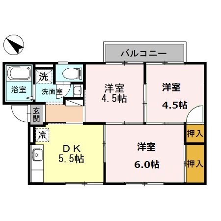 メゾン ふじ IIIの間取り