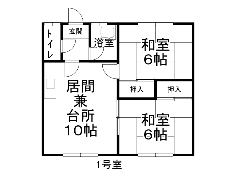 コーポラスＫの間取り