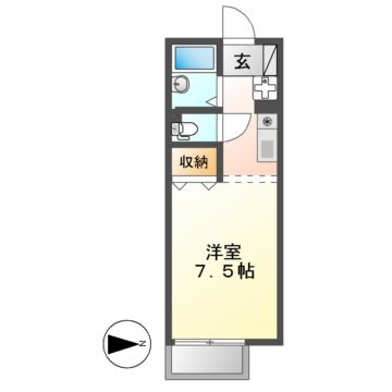 セジュール池端パークＡ棟の間取り