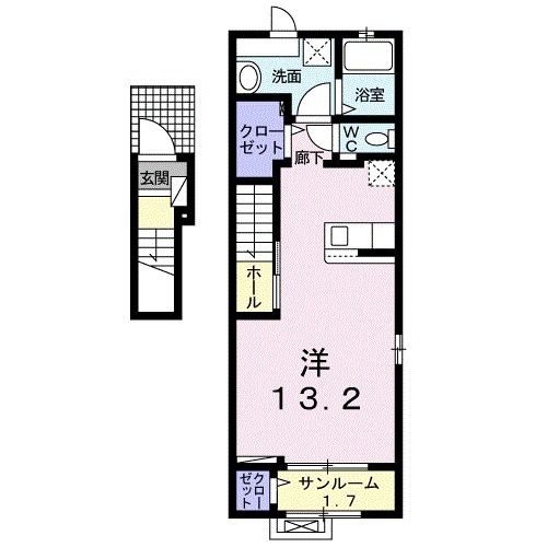 カーネリアン笹川の間取り