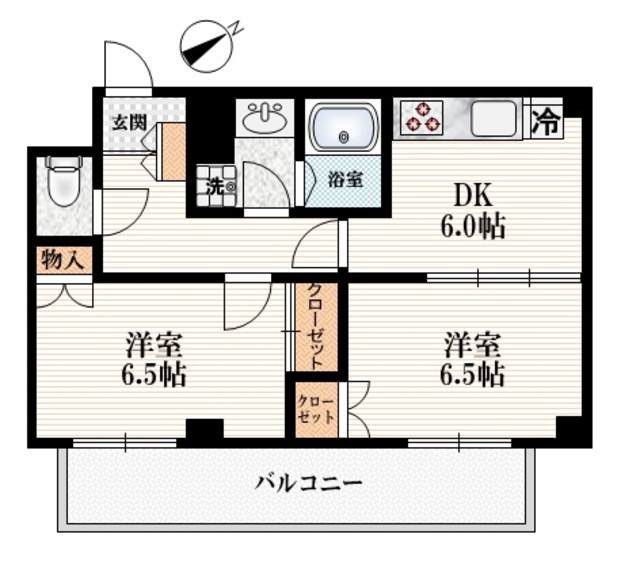 シーダンハイツ中村橋の間取り