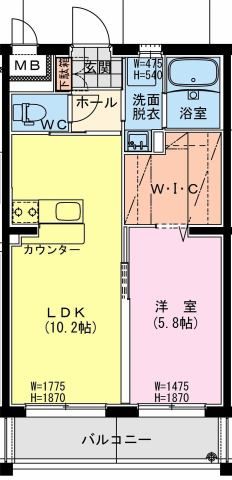 （仮称）日向・永江町2丁目マンションの間取り