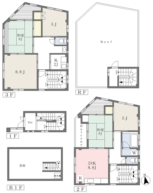 朝霞市本町のマンションの間取り