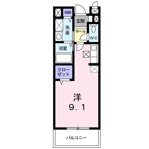 パルテールIの間取り