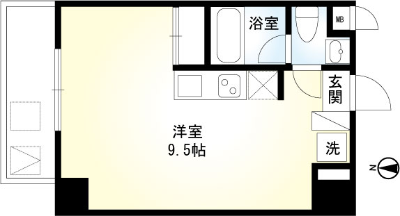 練馬区桜台のマンションの間取り