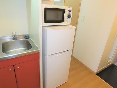 その他　電子レンジ、冷蔵庫完備