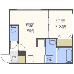 ＦＯＲＥＳＴＡ平岸の間取り