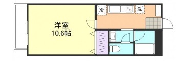 倉敷市昭和のマンションの間取り