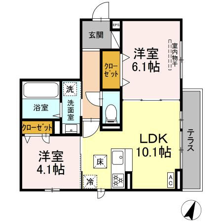 プランドール鷺宮の間取り