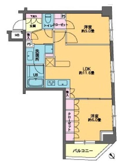 CASTALIA東日本橋II　の間取り