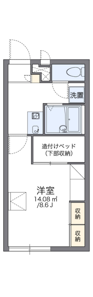 レオパレスコスモの間取り