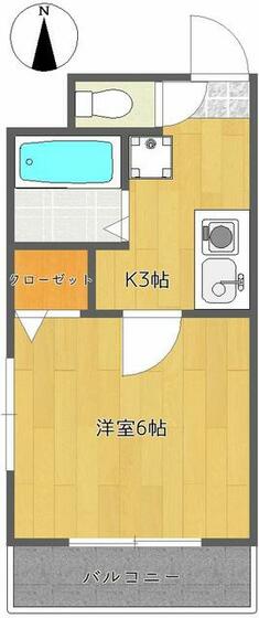 はなぶさマンション第２の間取り