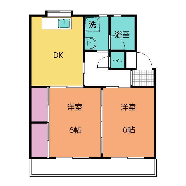 【アリビオの間取り】