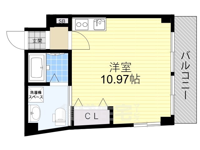 門真市三ツ島のマンションの間取り