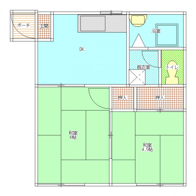 あけぼのハイツの間取り