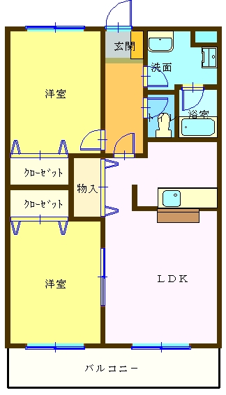 フェアリーテールマンションの間取り