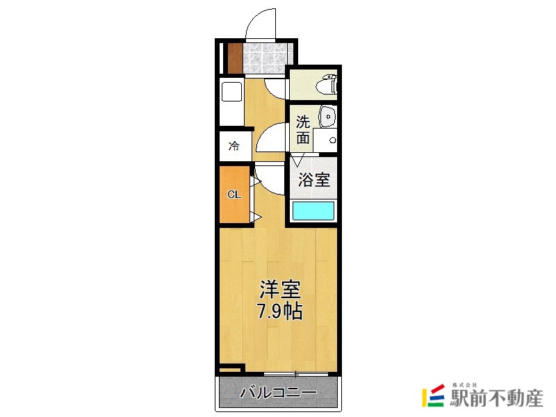 筑紫野市二日市南のアパートの間取り