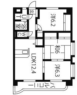 リリアコートの間取り