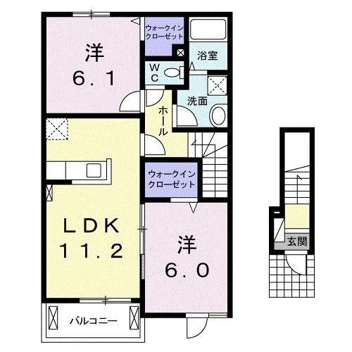 ラフレシールの間取り