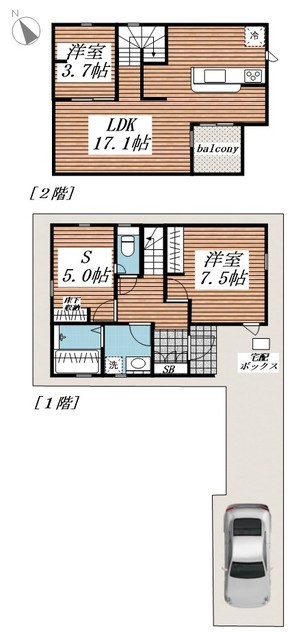 【Sumai-to浦安市海楽02の間取り】