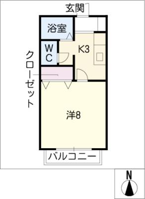 サン・ｆｒｉｅｎｄｓ久保一色南の間取り