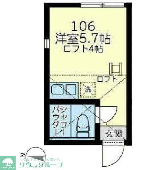 ユナイト小机アンダルシアの間取り