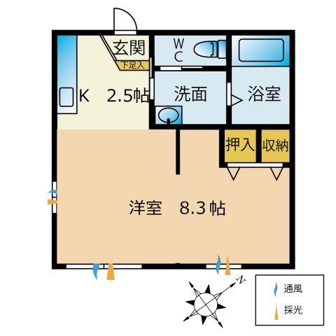 ユーカリコーポＡの間取り