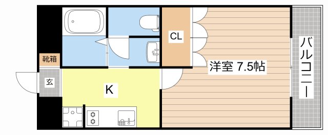 愛知郡愛荘町長野のアパートの間取り