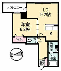 ボナール古京の間取り