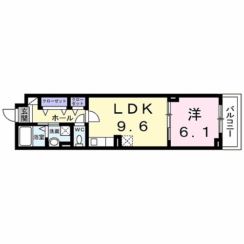 ハピネス大久保の間取り