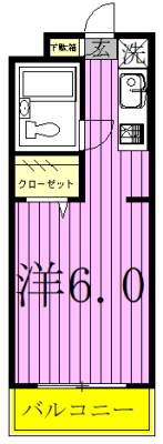 カーサディ北柏の間取り