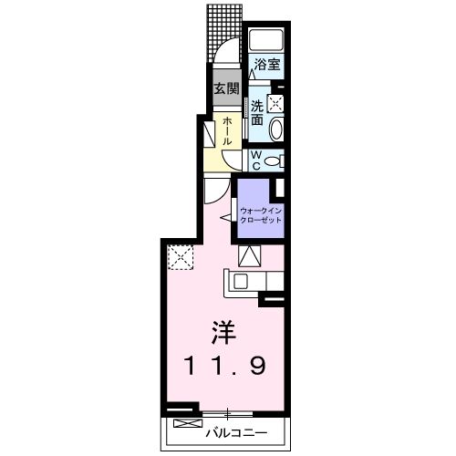 レーヴ今川Ｂの間取り