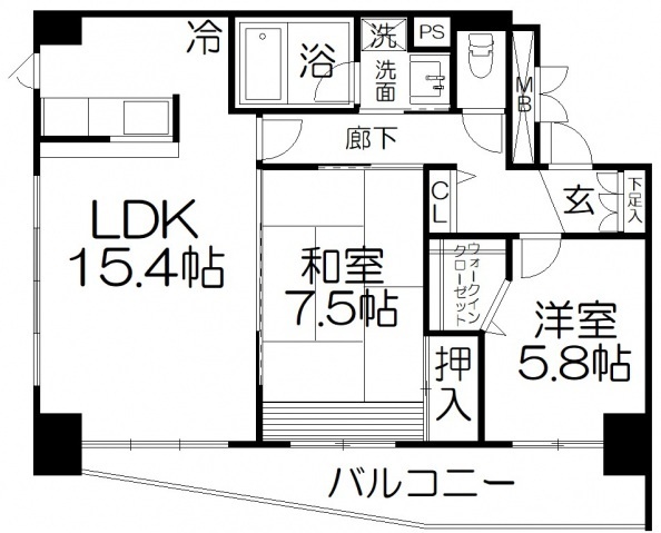 グリーンフォレスト大宮の間取り