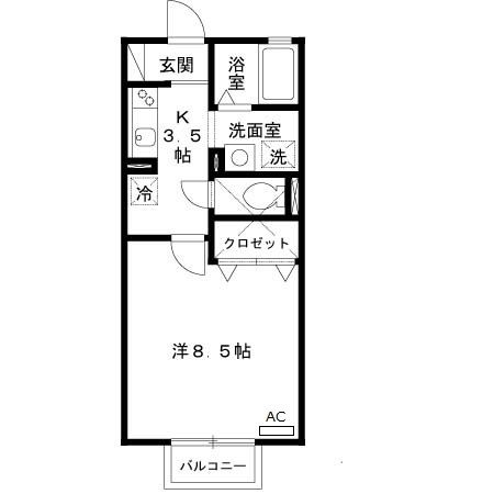 メゾンリヴェールの間取り