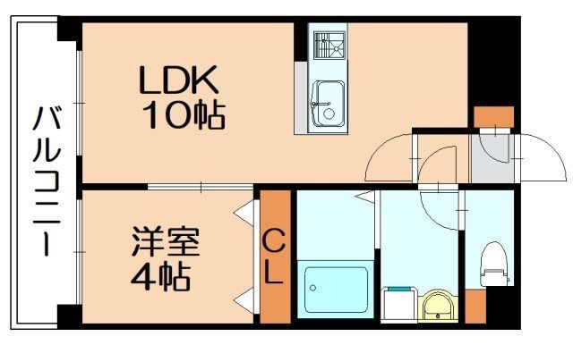 糟屋郡粕屋町原町のマンションの間取り