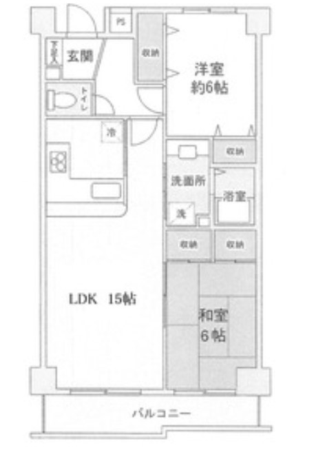 セジュール東所沢の間取り