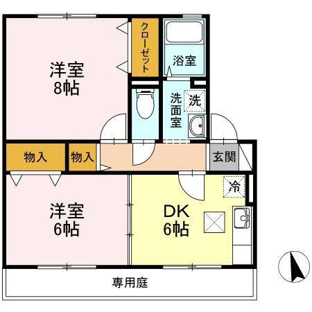 ハイムカサペルテＡ棟の間取り