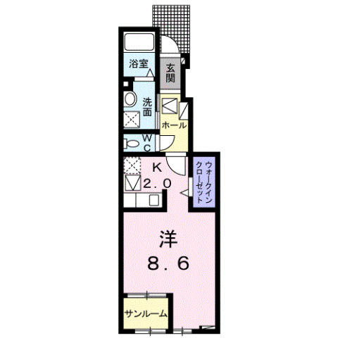 ル・クール　Iの間取り