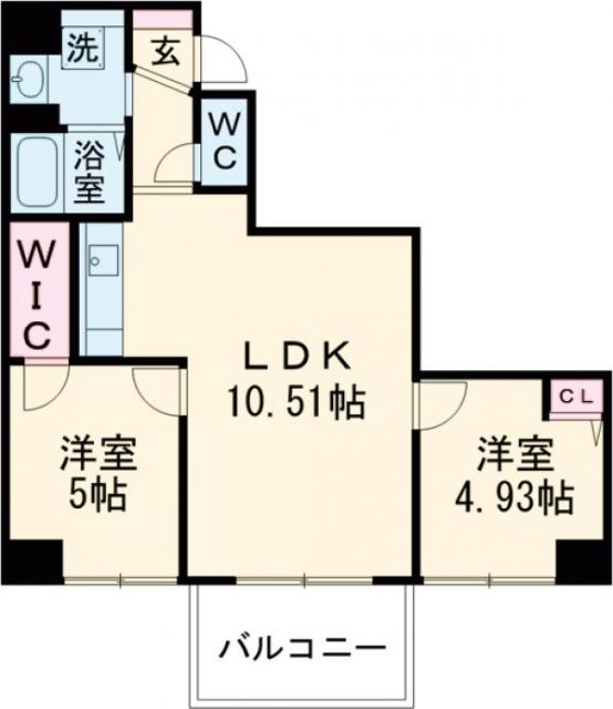 サムティ諏訪神社前の間取り