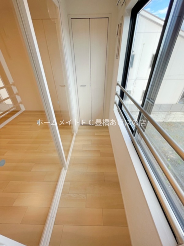 バルコニー　同型完成モデル