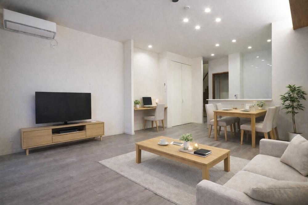 居室・リビング　イメージレイアウト設え調度品はつきません。