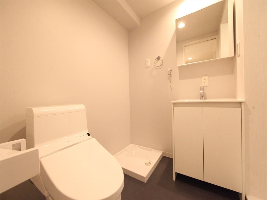 洗面設備　脱衣所　独立洗面台（シャンプードレッサー付）　イメージ写真